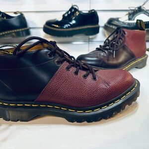 Dr. Martens x Engineered Garments Two-Tone Smooth & Pebbled Leather Monk…